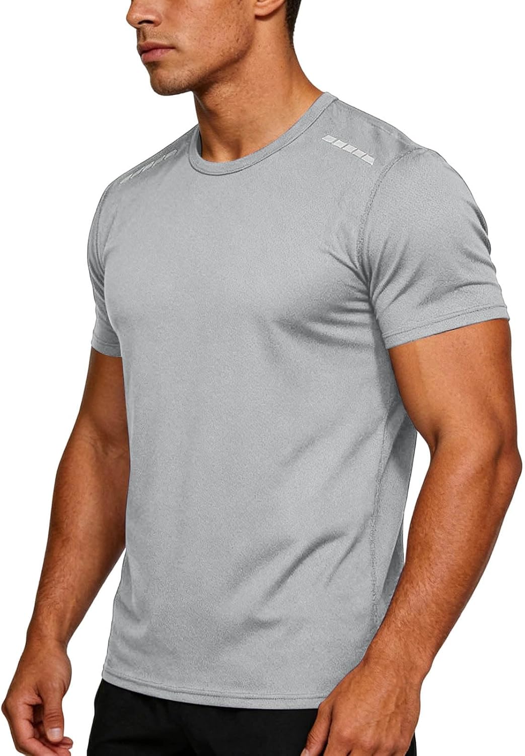 Workout Shirts for Men Quick Dry Athletic Gym Tee Shirts Mens Short Sleeve Running Shirt Cooling Swimming T-Shirt