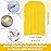 Zubebe 6 Pcs Duster Refill Reusable Fleece Duster Refills Feather Flat Dusters Multi Surface Washable Cleaning Pads Tools for Home, Blinds, Car, Pet, Furniture, Fans (SkyBlue,Yellow,White)