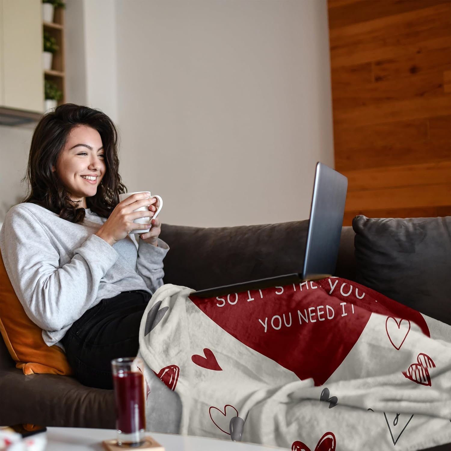 Get Well Gifts for Women, Hug Blanket 60"X50", Thinking of You/Relaxation Gift for Women, After Surgery/Feel Better Gifts, Inspirational/Memorial/Birthday Gift for Woman Mom Wife Girlfriend - Image 4