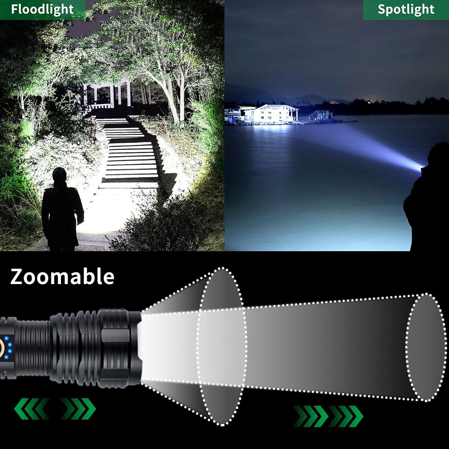 Rechargeable Flashlights Flashlight Waterproof Emergency Photo