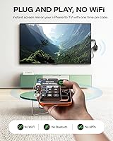 Vista 2 de Adaptador de pantalla inalámbrico iOS 4K Plug & Play de doble banda 2.4G+5G, AIMIBO HDMI inalámbrico para i-Phone i-Pad Android Tablet Laptop