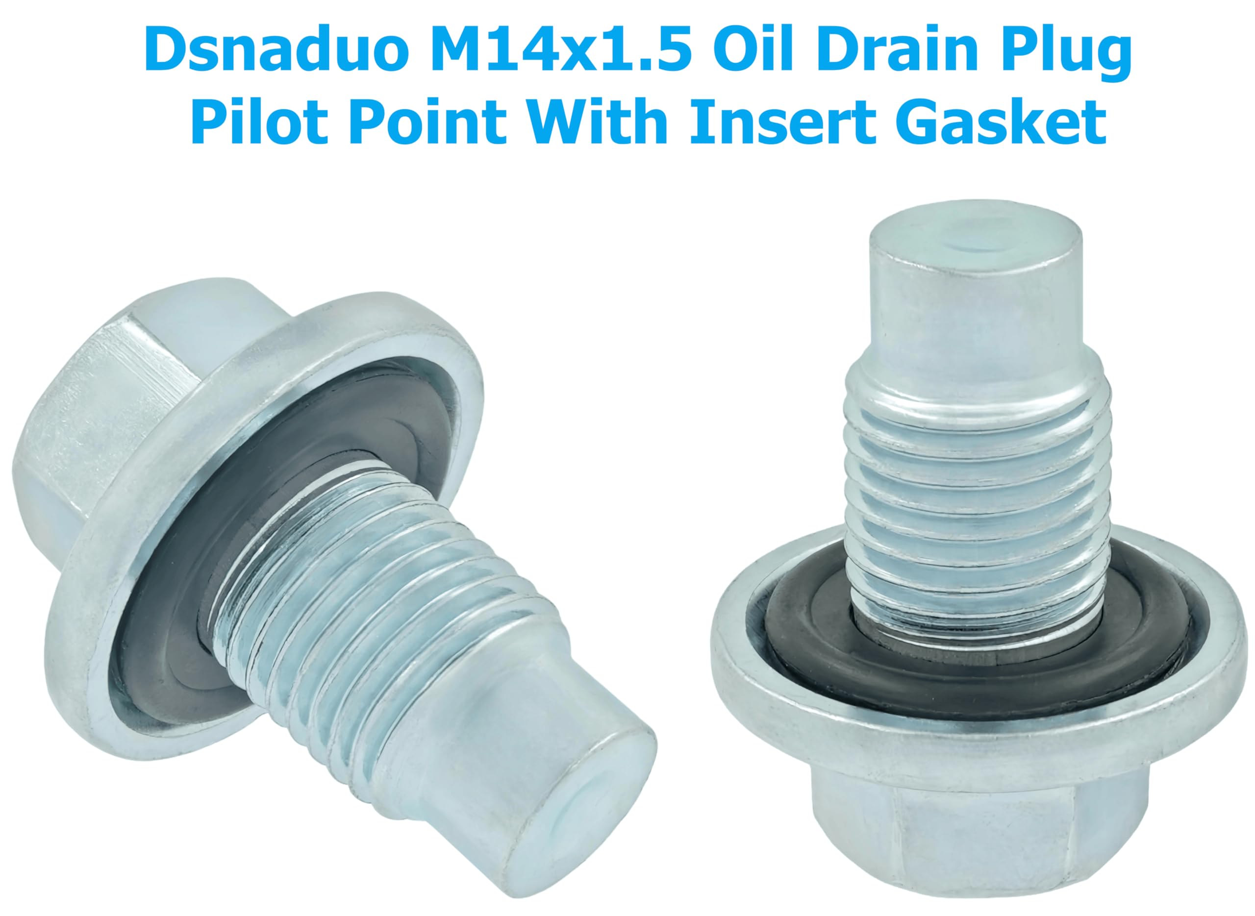 Amazon.com: 5 PCS M14x1.5 Oil Drain Plug Pilot Point Fit for Ford