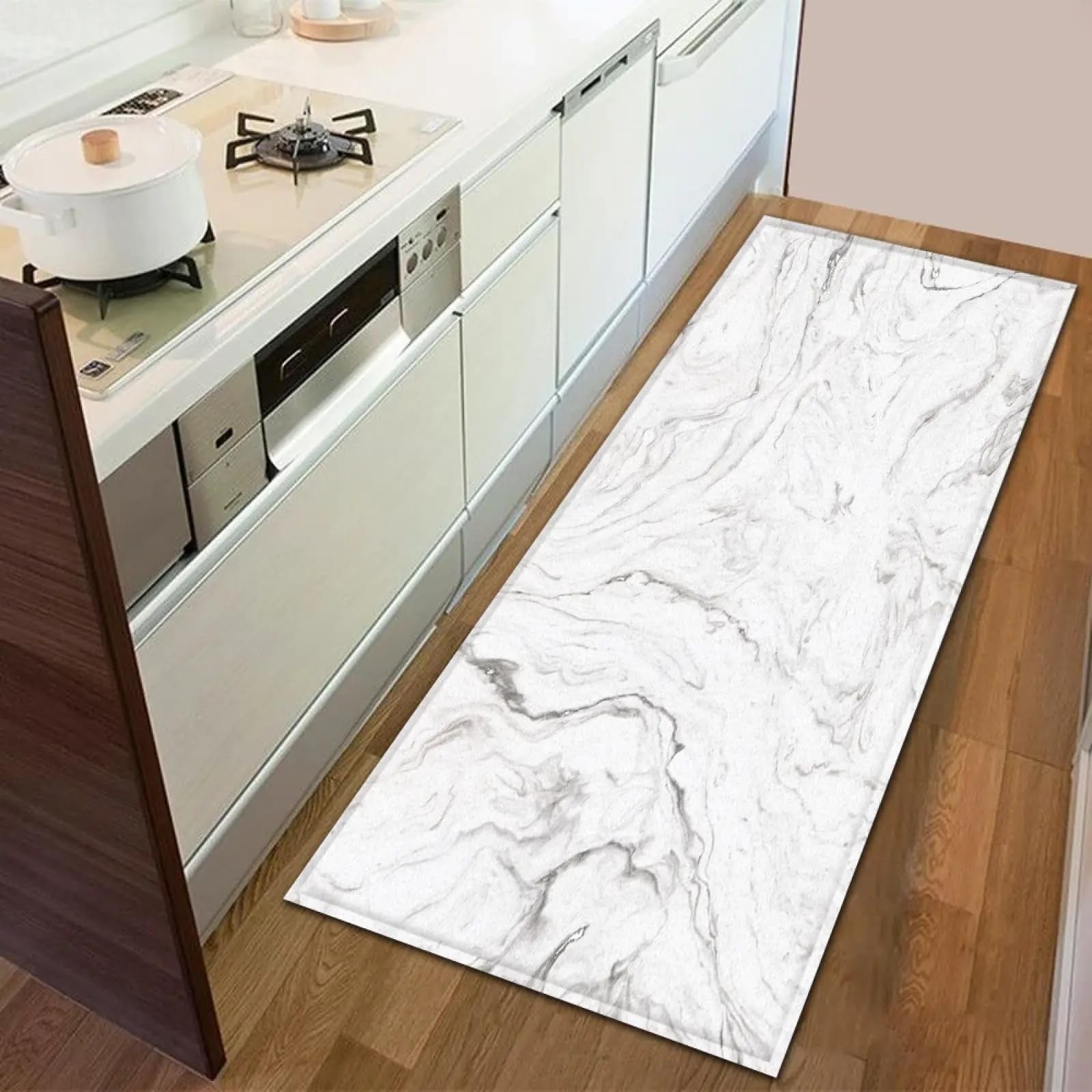 Tapis de Cuisine Antidérapant Moderne 90x120cm pour Entrée et Balcon