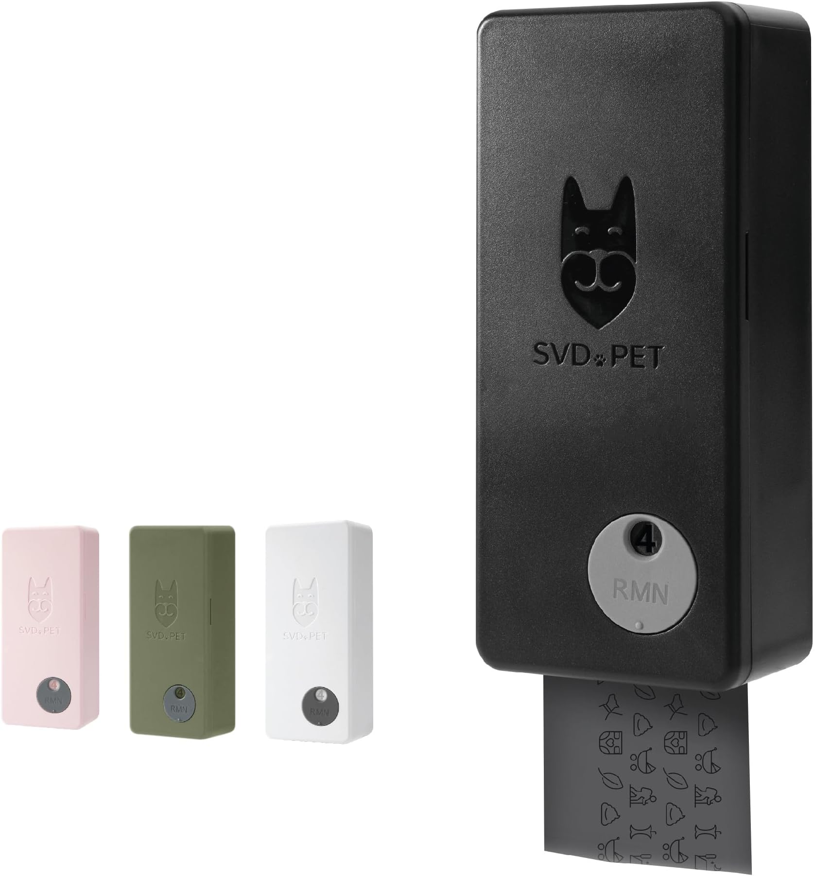 SVD.PET Dog Poop Bag Dispenser, Wall Mount Pet Waste Bag Dispenser Station