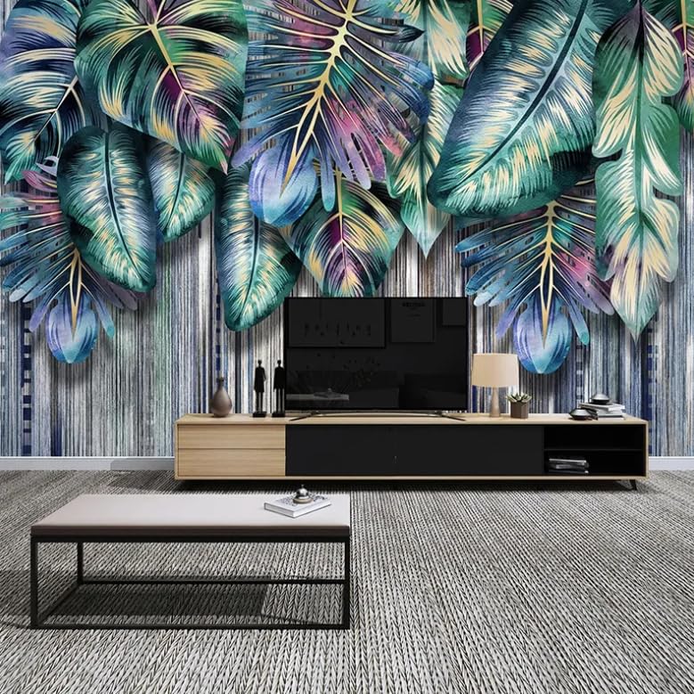 Papier peint tropical 3D 300x210 cm fresque murale de salon