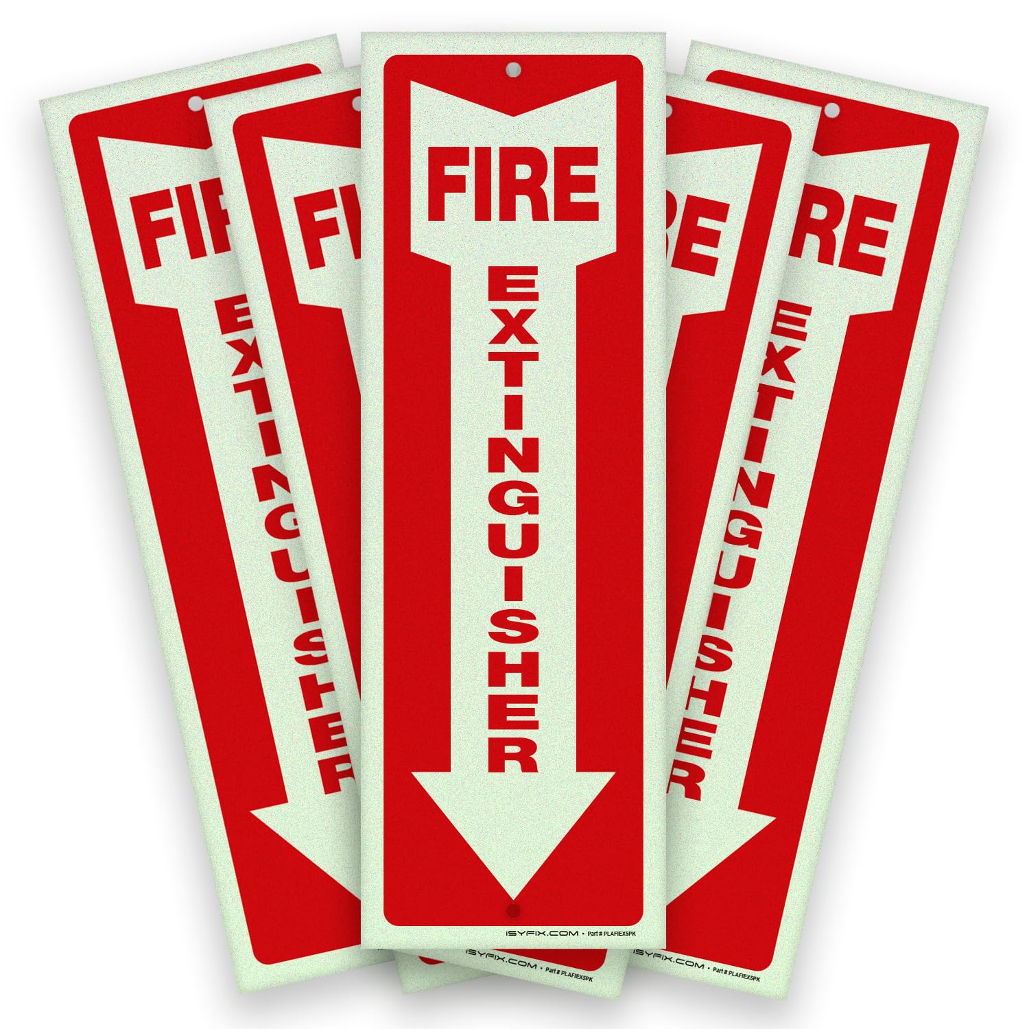 iSYFIX Fire Extinguisher Signs, 3 Pack, 4x12 Inch — Amazon image 26