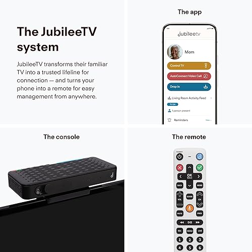Miniatura 6 de Sistema de cuidado remoto JubileeTV para personas mayores mantente conectado a través de su televisor  Controla la TV de forma remota desde tu