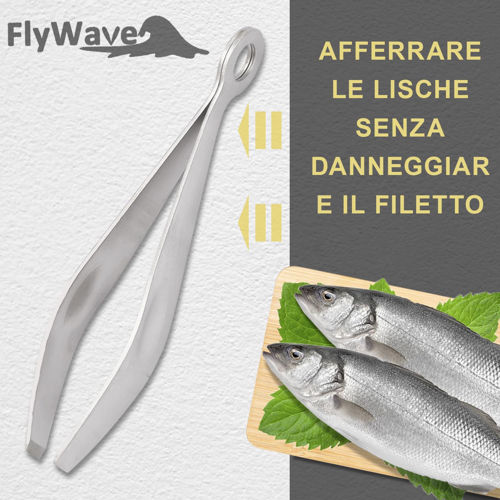 Pinza Per Pesce In Acciaio Inox Arcos - 110 Mm, Ideale Per Rimuovere Lische E Filettare - Foto 11