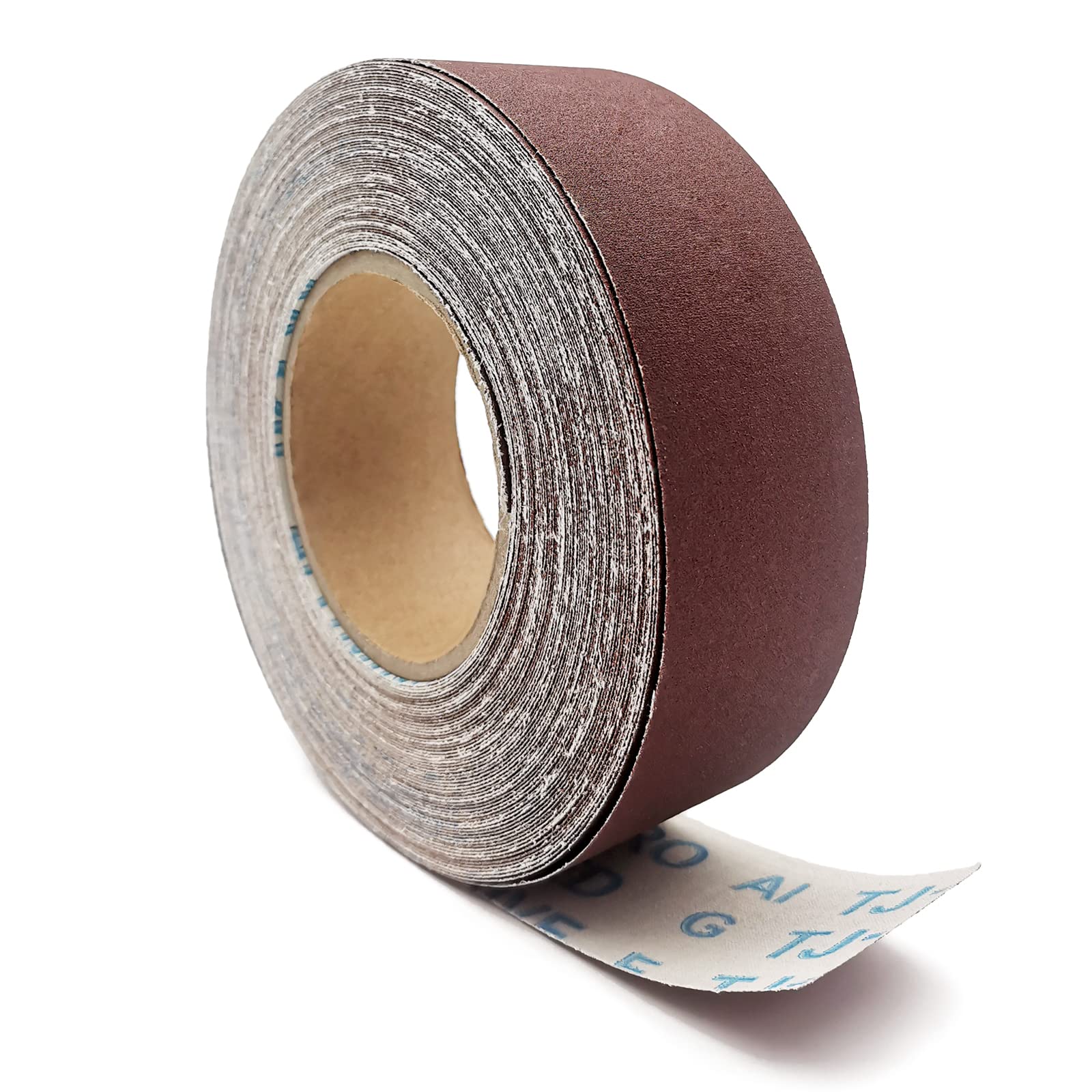 320 Grit Sandpaper Roll, 2 Inch x78.7 Feet Continuous Abrasive Sand Paper Ready to Cut Emery Cloth Roll for Drum Sander Woodworking Automotive Metal