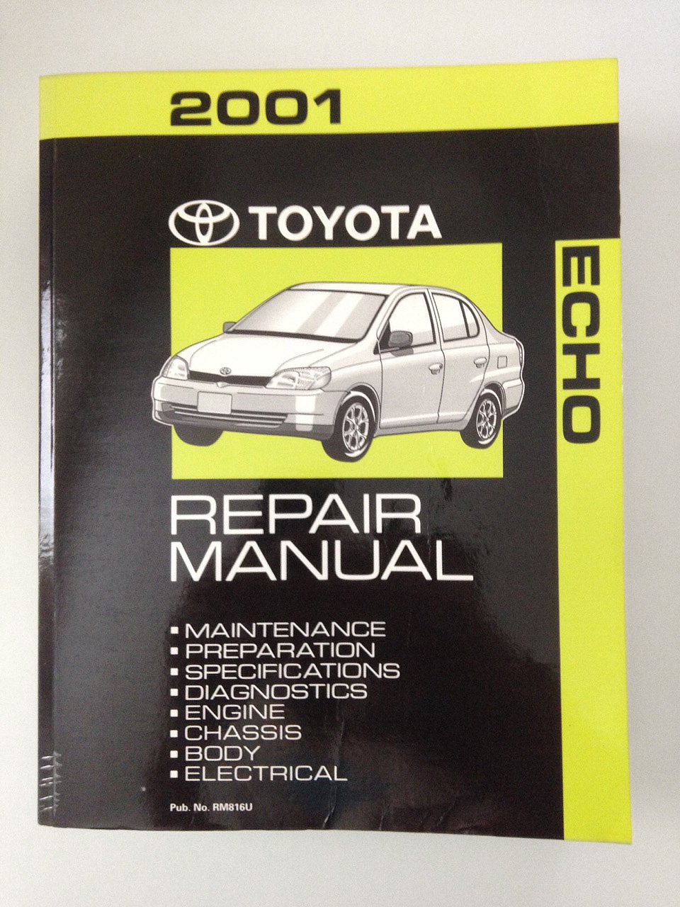2001 Toyota Echo Repair Shop Manual Original: Toyota, toyota: Amazon ...