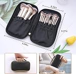 MAGEFY 22 Pcs Makeup Brushes with Case, Professional Makeup Brush Set Face Foundation Brushes Blending Powder Blush Eyeshadow Brushes Makeup Gift for Women Girls (Champagne）