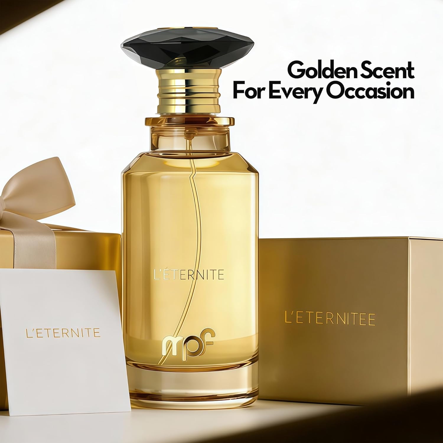L'Éternité Unisex Timeless Cologne Eau de Parfum 100ml Mandarin Ginger Amber Fragrance Long Lasting Floral Leather Scent Luxury Unisex Gift for Women and Men