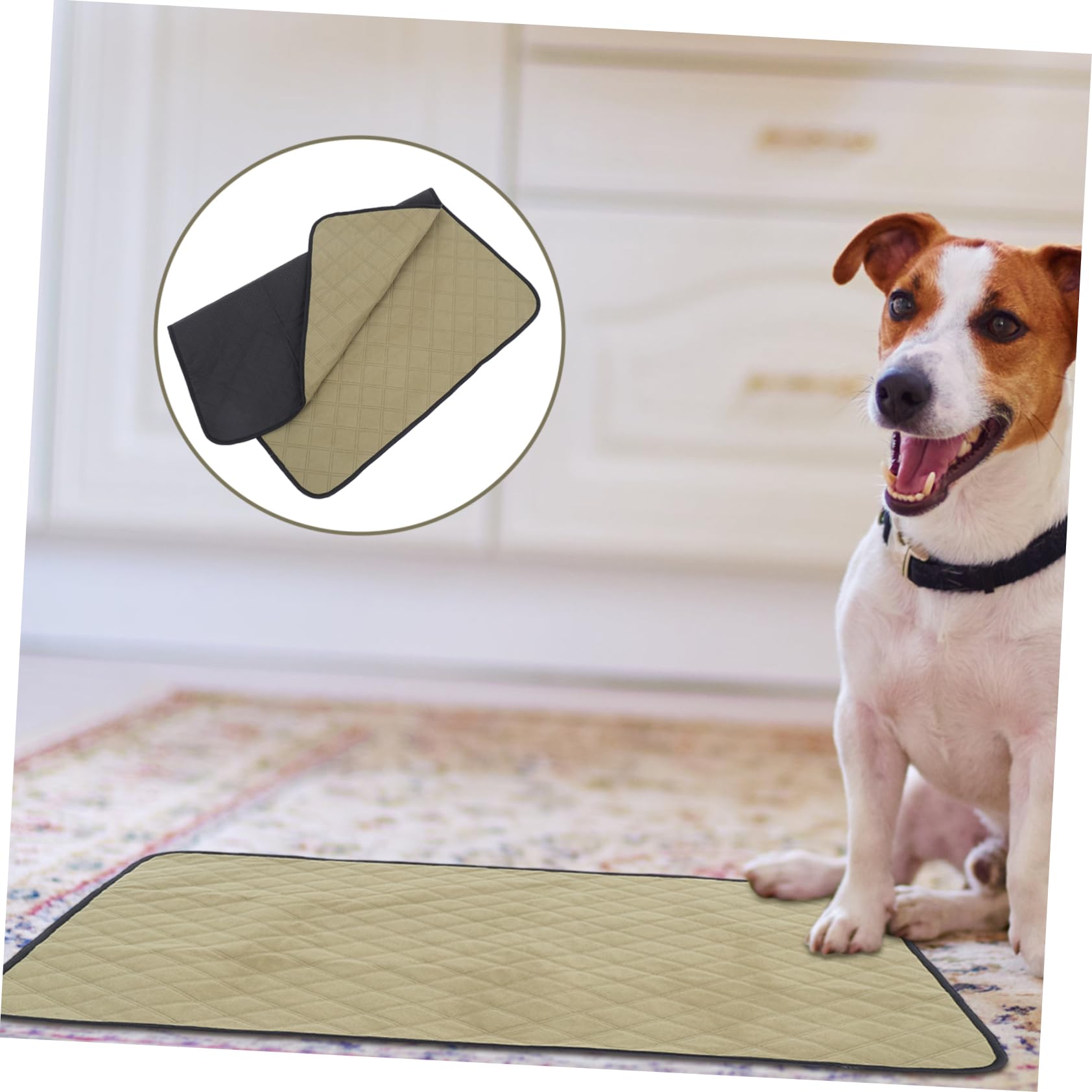 BESPORTBLE Tapis Dapprentissage De La Propreté pour Chiens Et Chats - Lot De 2 Lavables Et Réutilisables