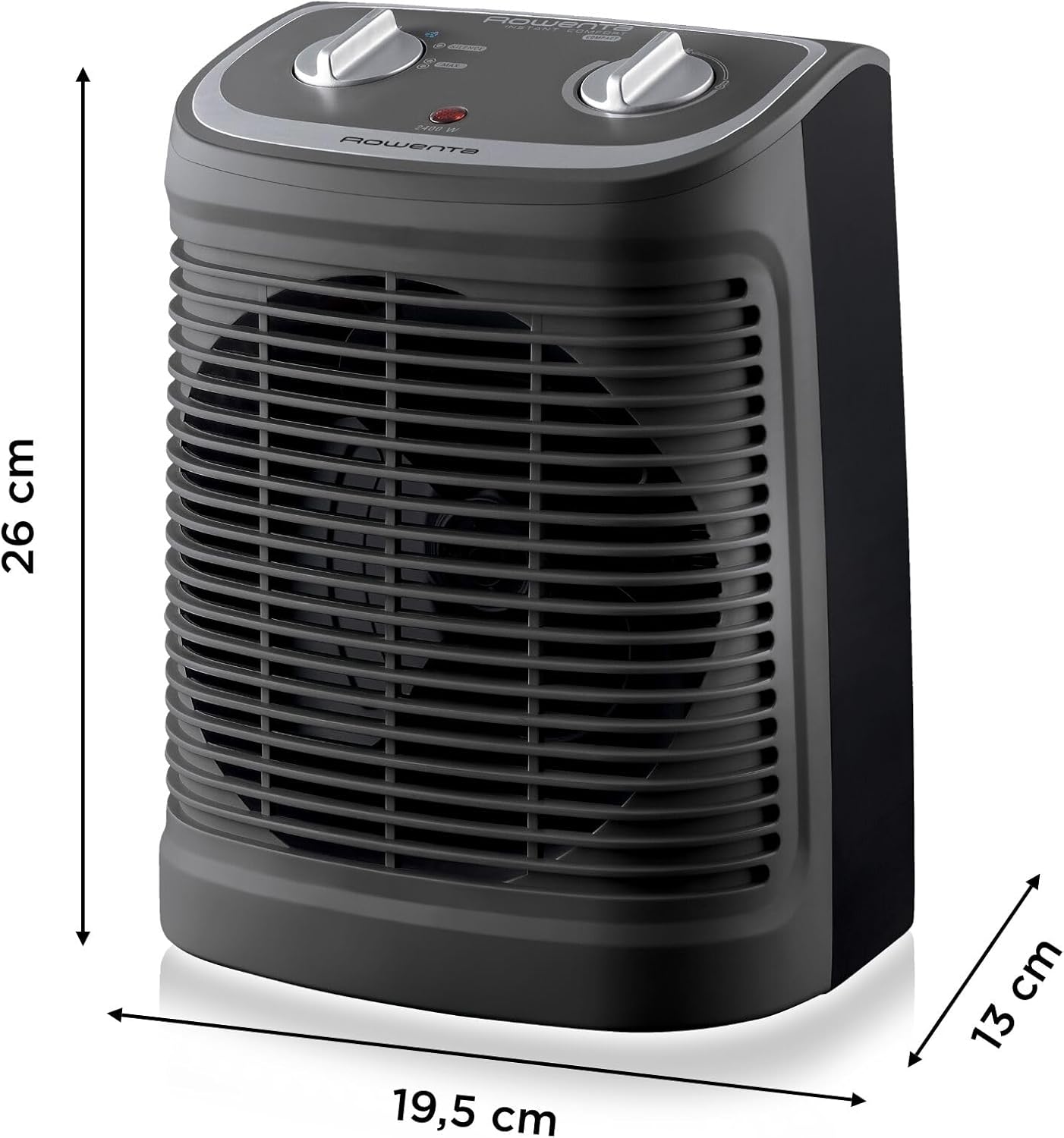 Dimensiones del calefactor Rowenta Comfort Compact SO2330.