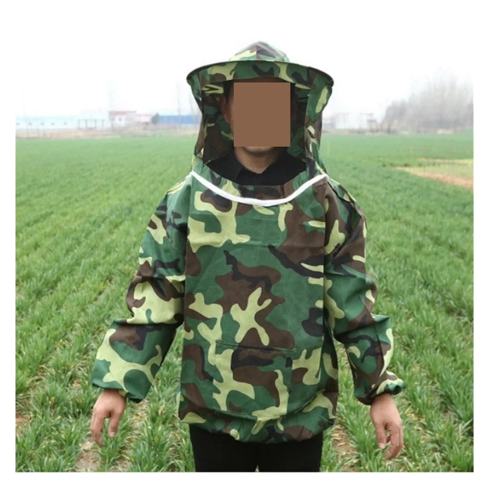 Beekeeping Suit Bee Clothes of Anti-Bee Suit Anti-Bee Bite Equipment Farming Clothing Coverall(Groen)