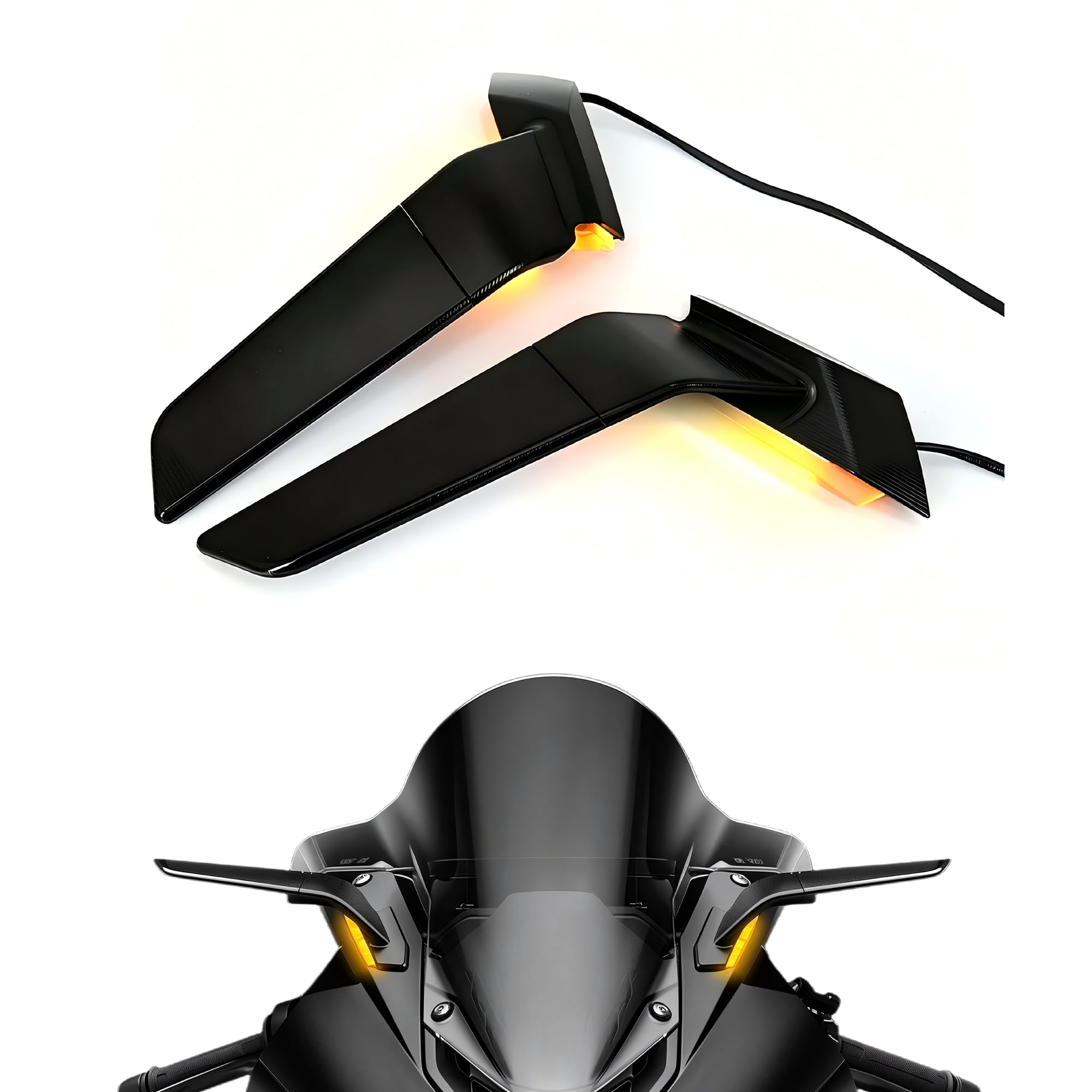 Amazon.com: VITINO Rearview Wing Mirrors with LED Turn Signal
