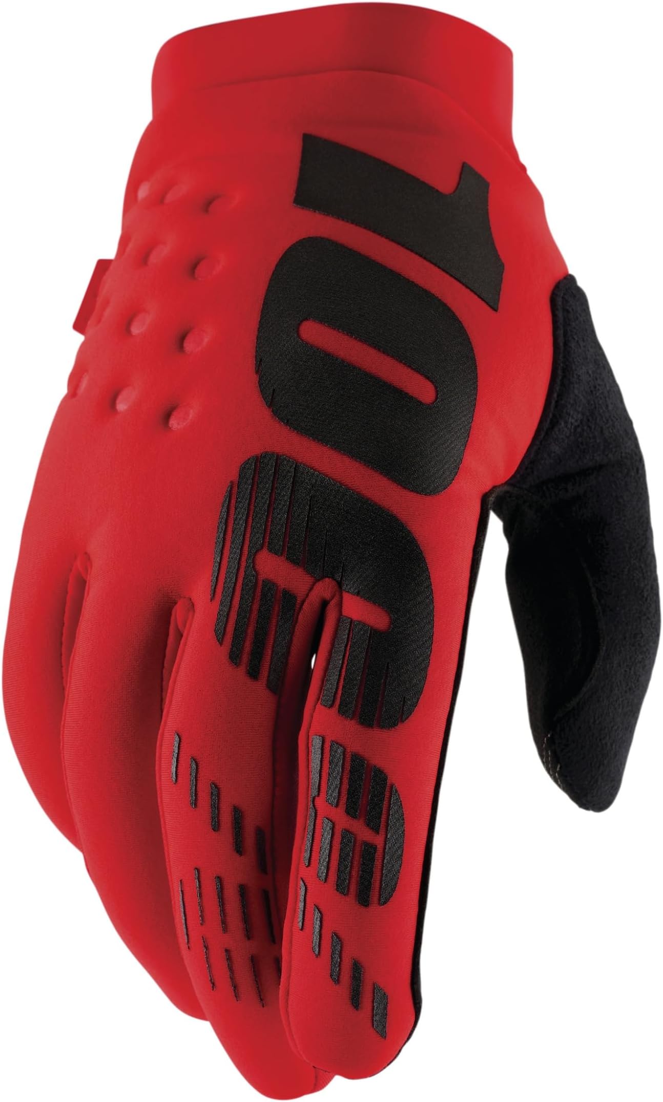 100% BRISKER Gloves Red - L