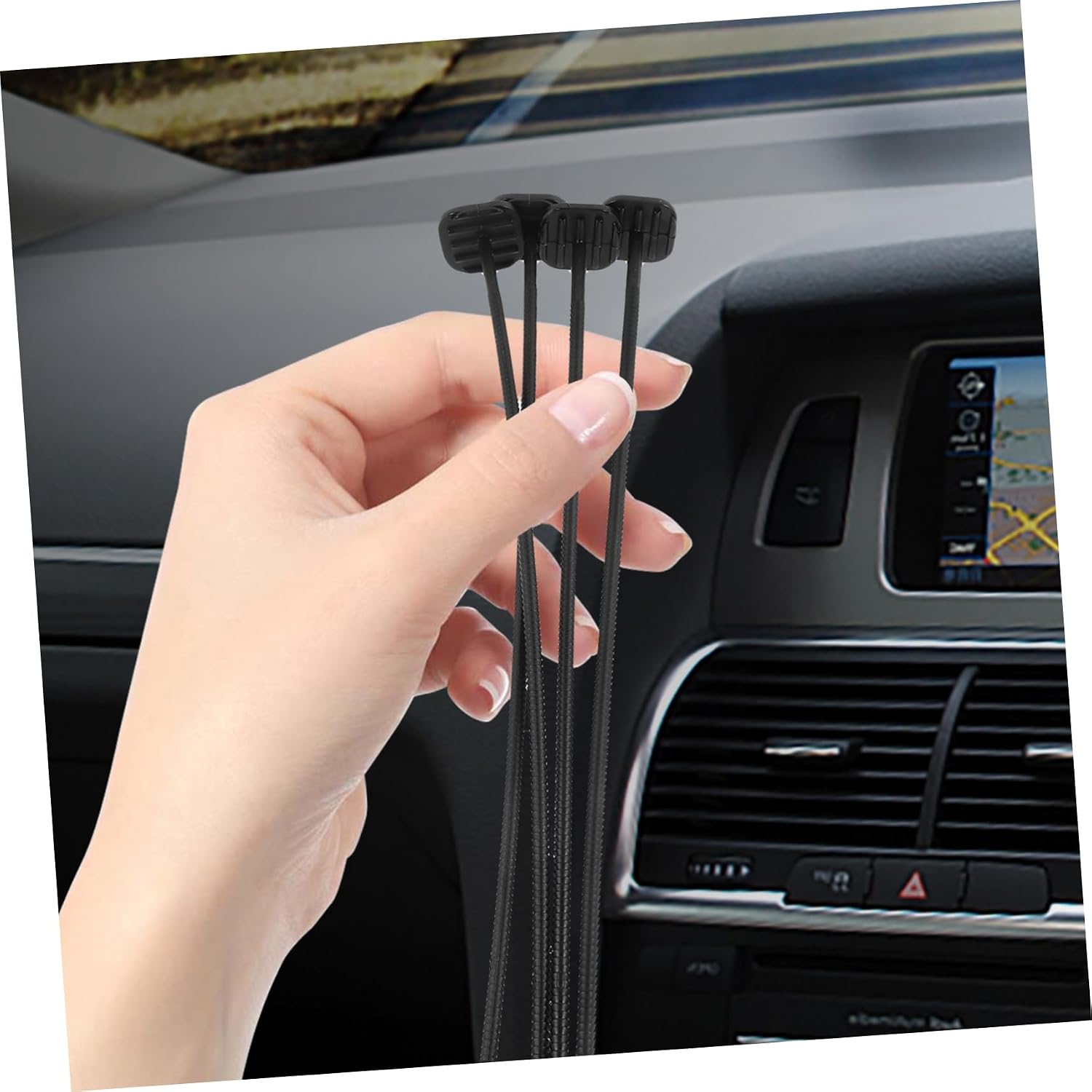 5sets Radiator Fan Mounting Kit Durable Cooling System for High-performance Driving Fit High-temperature Resistant Materials Essential for Optimal Engine Cooling