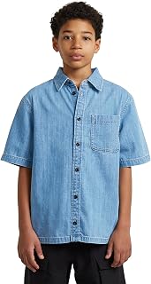 G-Star Jungen Boys Alvi Hemd Shirt (1er Pack)