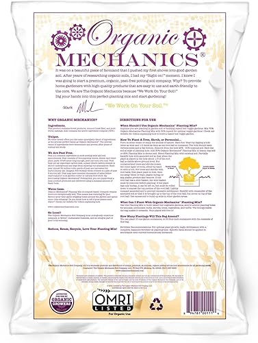 Miniatura 2 de Organic Mechanics Mezcla de plantación Mezcla de compost, enmienda del suelo, 1 pies cúbicos
