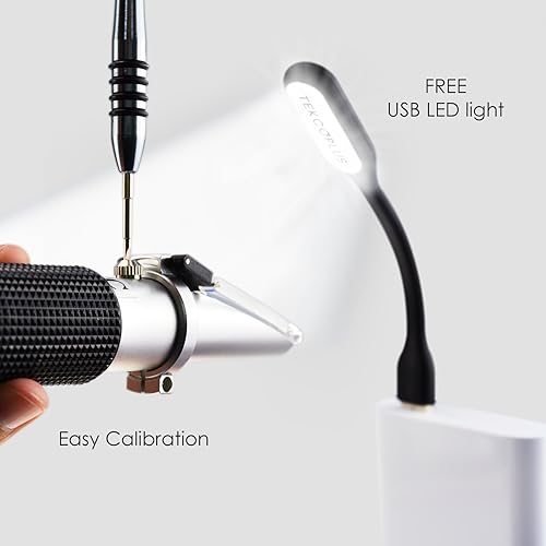 Miniatura 5 de Refractómetro clínico 3 en 1 con ATC para proteína sérica de triple escala 0.00-0.42 oz3.4 fl oz Gravedad específica de orina SG 1.000-1.050 Índice