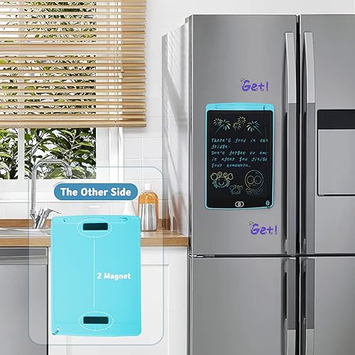 Miniatura 3 de Tableta de escritura LCD, juguetes para niñas de 3, 4, 5, 6, 7, 8 años, almohadilla de dibujo para niños pequeños, tablero electrónico colorido de