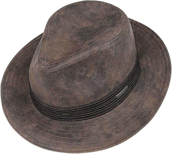 Stetson Jacky Traveller Leather Hat Unisex Summer Winter