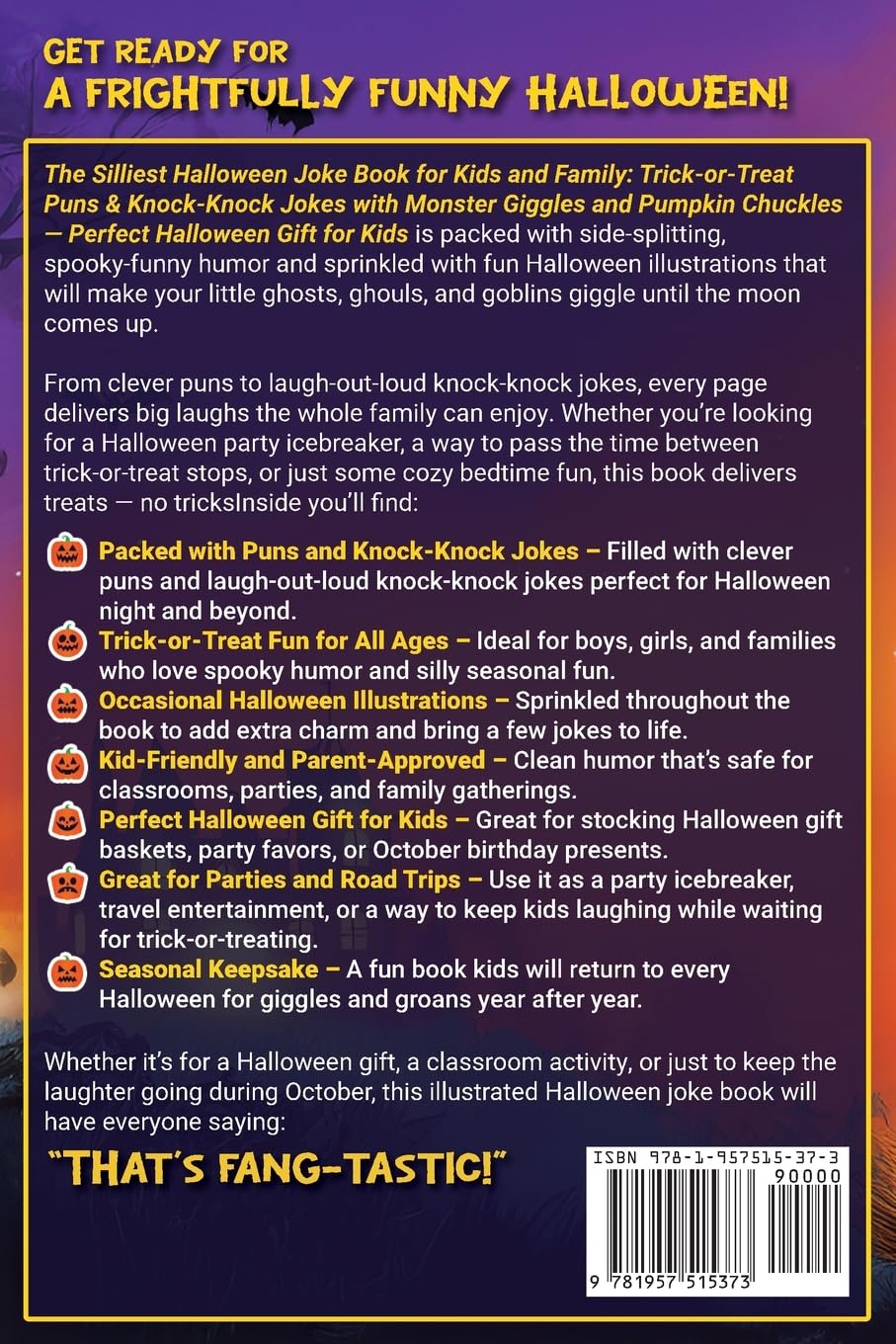 The Silliest Halloween Joke Book for Kids and Family: Trick-or-Treat Your Funny Bone with Puns, Knock-Knock Jokes, Monster Giggles & Pumpkin Chuckles: ... Gift for Kids (Halloween Books for Kids) image 2