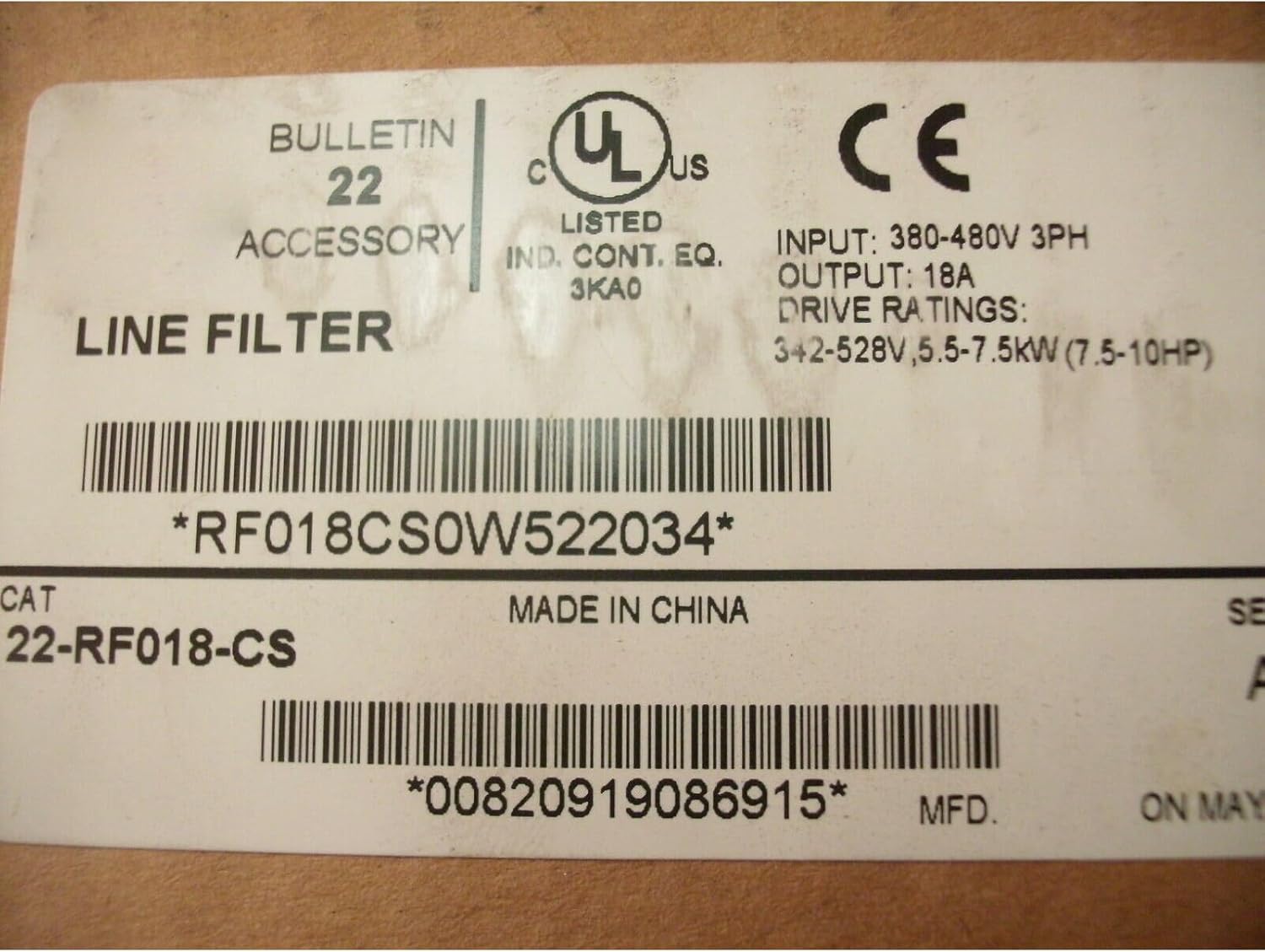 1 Pcs New 22-RF018-CS in Box 22RF018CS