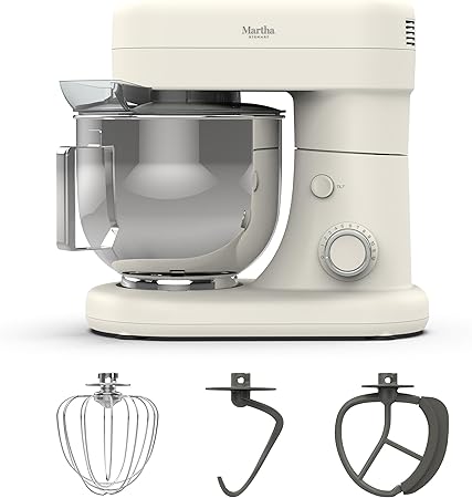 Martha Stewart 5.3Qt Stand Mixer, 12-Speed Tilt-Head Electric Kitchen Mixer