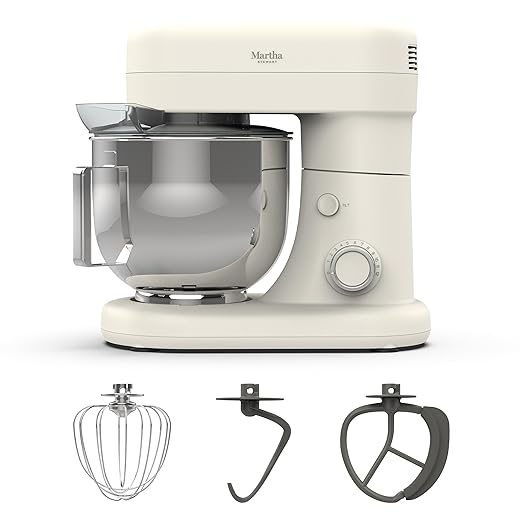 Martha Stewart Stand Mixer, Linen White