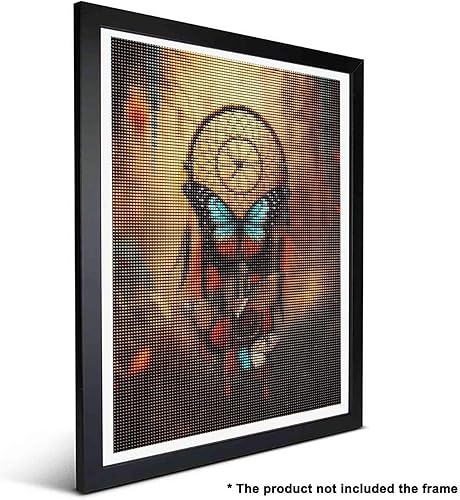 Miniatura 2 de Ginfonr Kits de arte de diamantes 5D para adultos, pintura de diamante atrapasueños para adultos, animales de arte de diamantes de imitación de