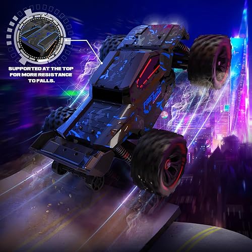 Miniatura 2 de Autos RC a escala 114 para adultos, 60 KPH de alta velocidad RC Truggy, camión de control remoto todoterreno 4X4, automóvil eléctrico impermeable