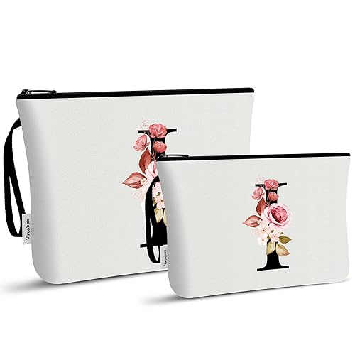 Vista 133 de Vavabox A-Z - Bolsa de maquillaje personalizada, regalos de cumpleaños para mujeres y madres, regalos para mejores amigas, bolsa de cosméticos