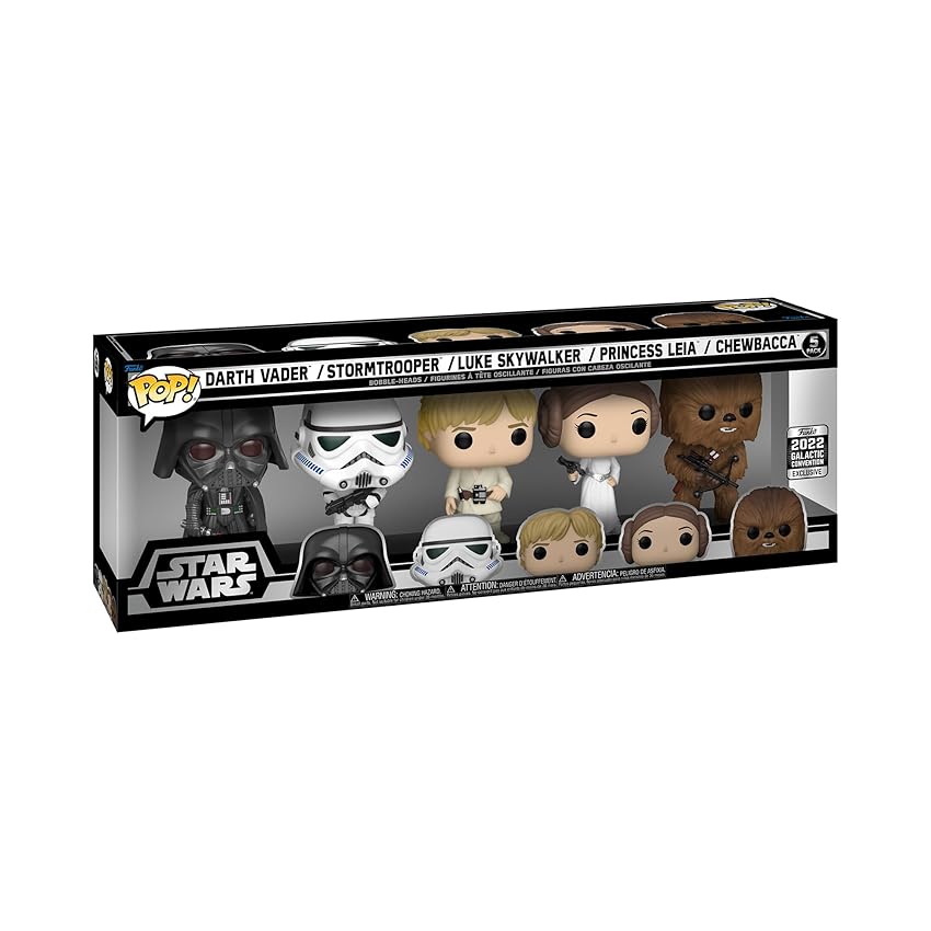 Immagine del prodotto Funko Pop! Vinyl: Star Wars - Darth Vader - 5 Pack - Esclusiva Amazon - Figura in Vinile da Collezione - Idea Regalo - Merchandising Ufficiale - Giocattoli per Bambini e Adulti - Movies Fans
