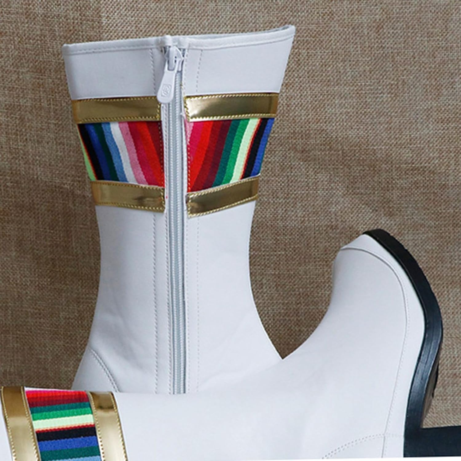 [ＢＡＧＡＤ] メンズ 男性用 ステージ ダンスシューズ パッチワーク 民族風 チャイナ風 ステージ用 仮装 cosplay コスプ