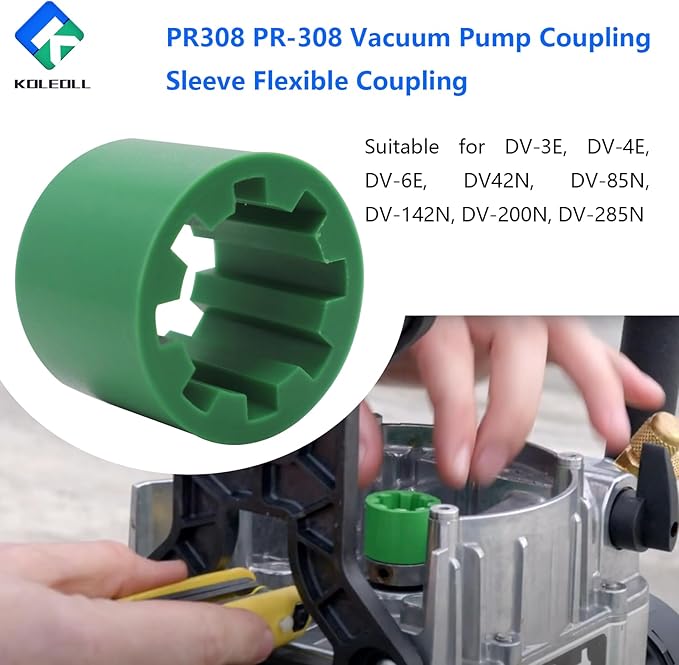 Acople Flexible PR308 para Bomba de Vacío DV-3E DV-4E DV-6E miniatura 4