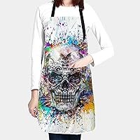 Vista 1 de Waterproof Apron with 2 Pockets Cooking Kitchen Bib Aprons for Women Men Unisex Adjustable Waterproof Stain Resistant