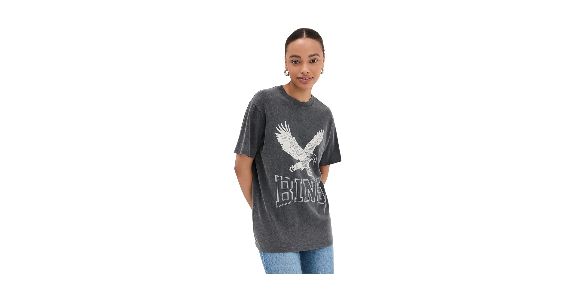 【新品】アニービン　ANINE BING RETRO EAGLE Tシャツ M 買取入荷】2022 DEUXIEME CLASSE購入 ANINE BING / EAGLE T