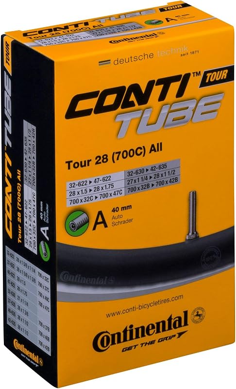 Continental 650c Bicycle Tube, 26 40mm Schrader Valve