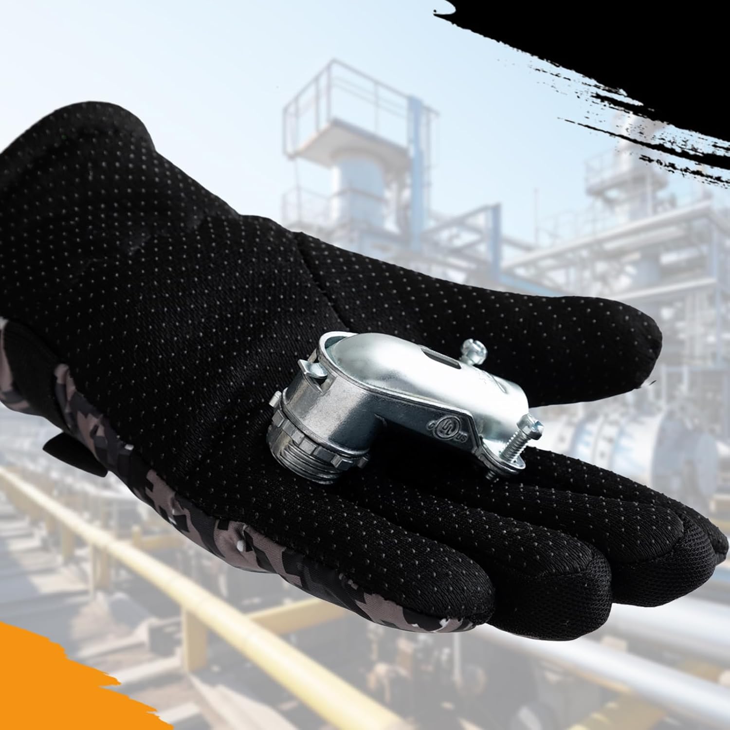 25 Pcs 90 Degree Squeeze Connectors, 1/2 Inch Zinc Die Cast Metal Bulkhead Fittings, Flexible for AC/PVC/RPVC Conduits, Easy Install No Tools Required