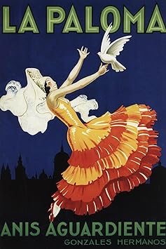 AllPosters Wall Art Print Spain - La Paloma - Anis Aguardiente Promotional Poster by Lantern Press, 12x18