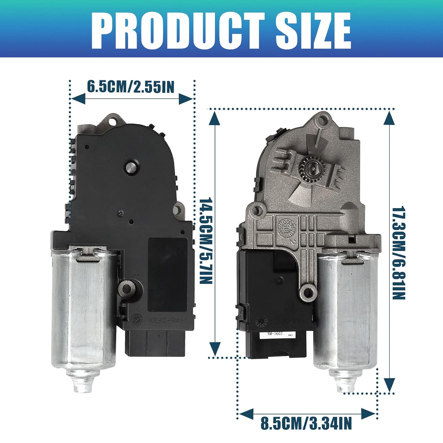 Sunroof Motor Compatible with Ford Explorer Sport Utility 2011-2017 Moonroof Motor Replaces BB53-15B689-AB BB5Z15790A BB5Z15790D