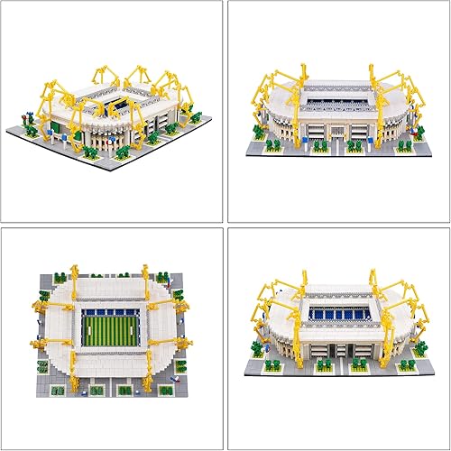 Miniatura 5 de Geniteen Micro Mini bloques modelo de estadio de fútbol mini bloques de construcción modelo de arquitectura kit de construcción Signal Iduna Park