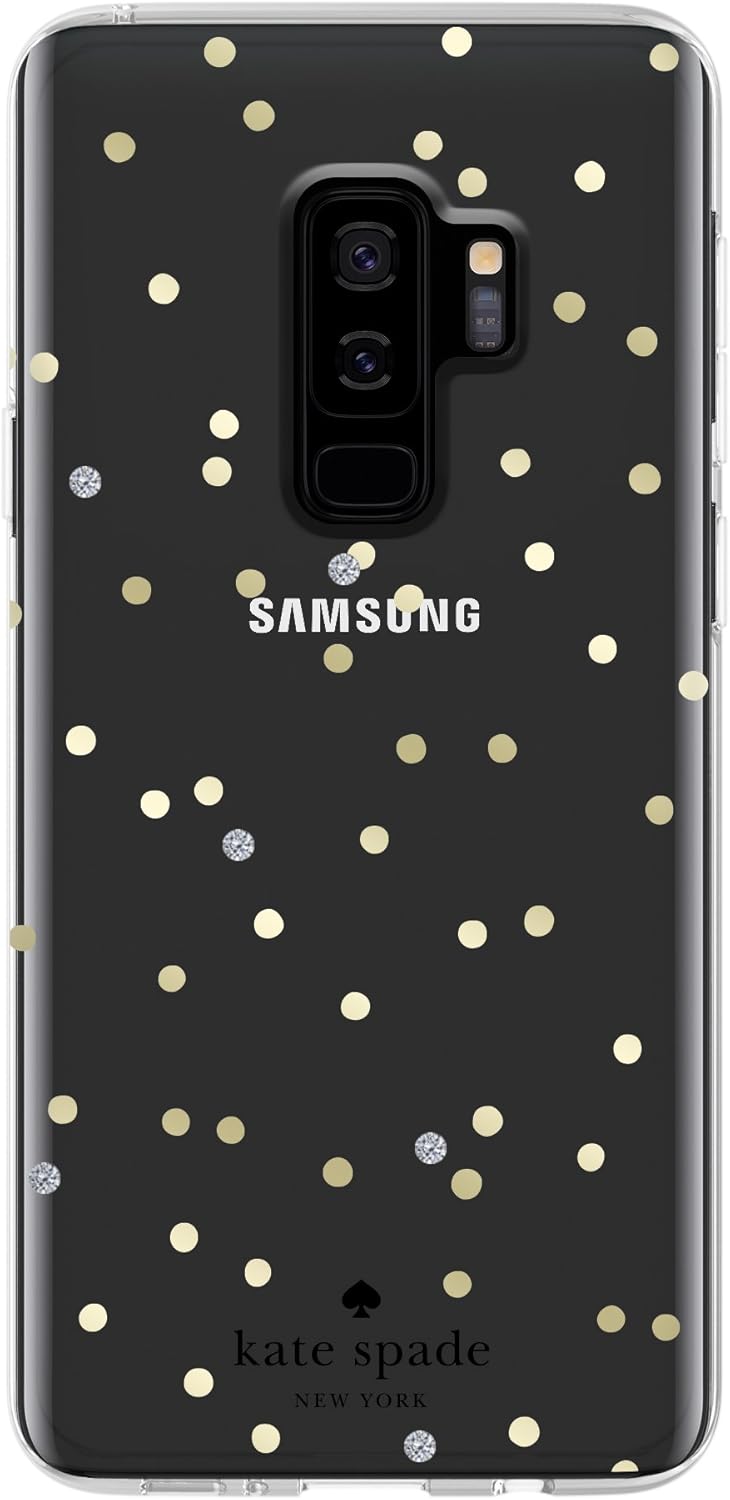 🔥 Cashback up to 70% kate spade new york Protective Hardshell Case for Samsung Galaxy S9+ - Multi Scatter Dot Gold / Clear with Stones Buy 1 get 1 kate spade new york Protective Hardshell Case for Samsung Galaxy S9+ - Multi Scatter Dot Gold / Clear with Stones