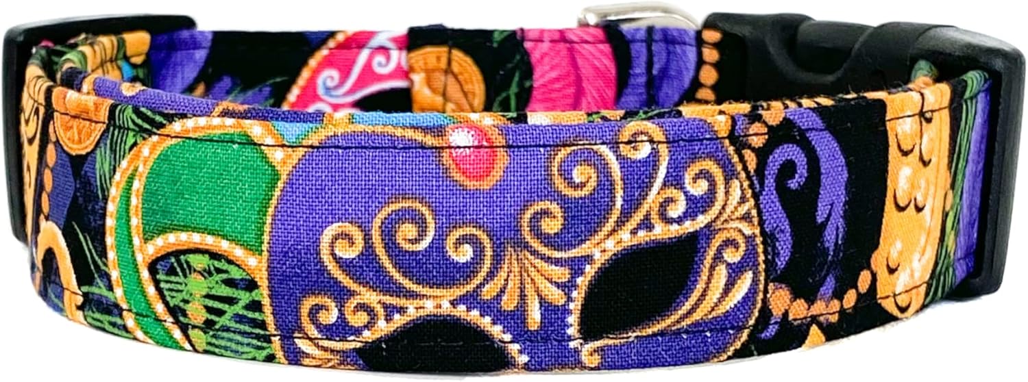 Mardi Gras Dog Collar (Medium)