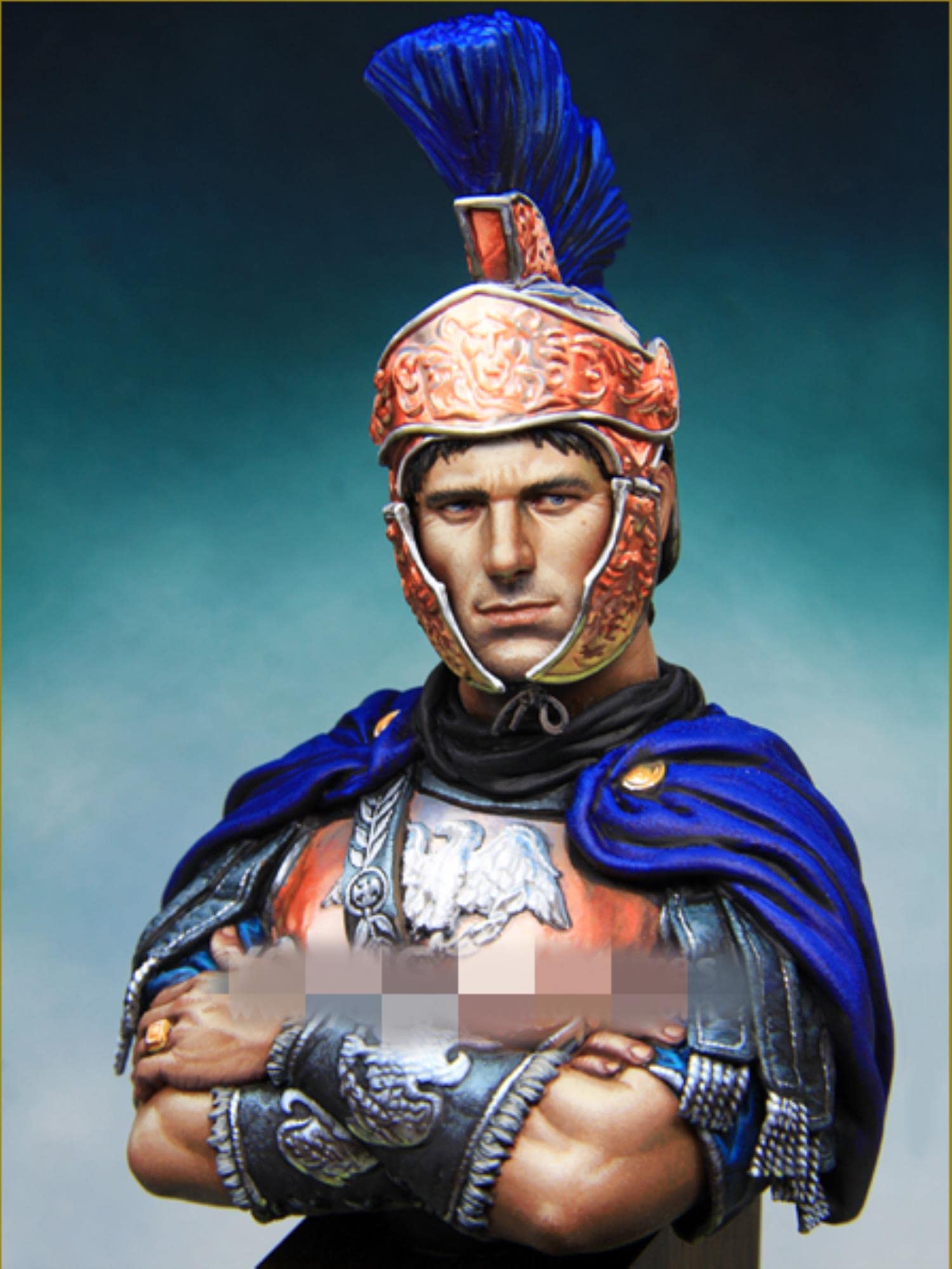 1/10 Scala Non Verniciata Resina Bust Antica burocrazia Romana GK Kit Modello Militare S129
