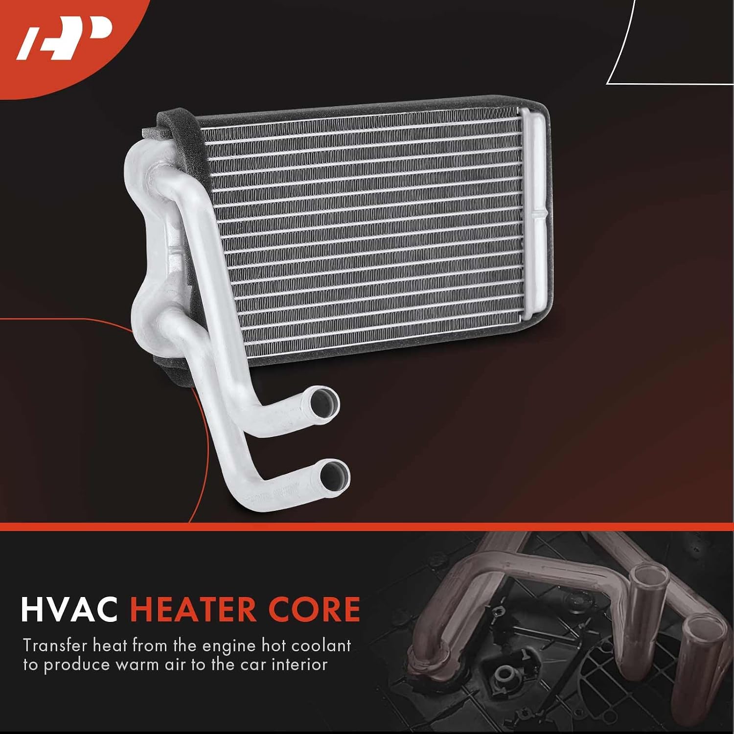A-Premium HVAC Heater Core