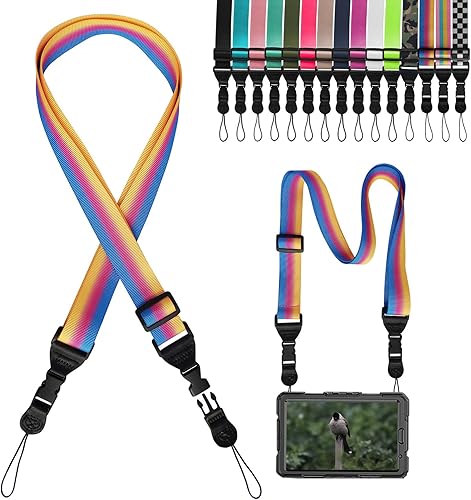 Miniatura 20 de Correa de hombro ajustable: cómoda para iPad, correa de nailon para el cuello para iPad/Samsung Tablet, binocular para cámara, bolsa de equipaje