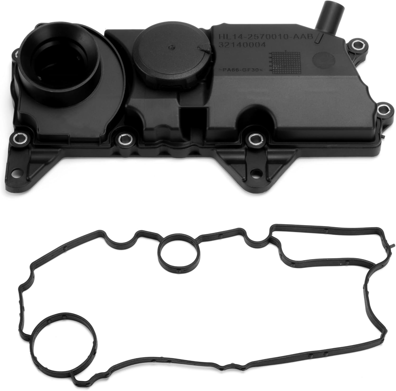 32140004 PCV Valve Oil Trap with Gasket Compatible with 15-23 S60 Volvo XC90 XC60 15-16 S80 17-23 S90 15-22 V60 V90 XC40 XC70 2.0L 4 Cylinder 32242753 31430923 31670210 31316184